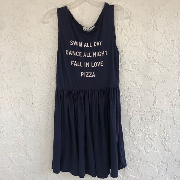 WILDFOX Blue Swim All Day Tank Dress Size … - Picture 4 of 9